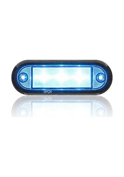 Sanel 12v Basamak Aydınlatma Lambası Mavi 6 Ledli 85 30 Mm