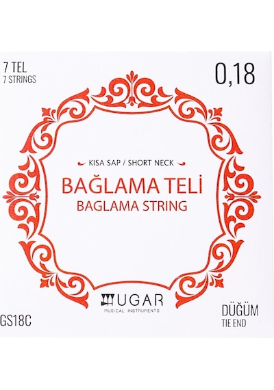 Ugar Gs18c Kısa Sap Bağlama Teli 0.18