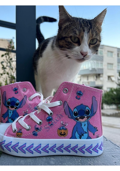 Scarpe Magiche Stich Pembe Ayakkabı 31-35 Numara Arası Işıksızdır Pembe