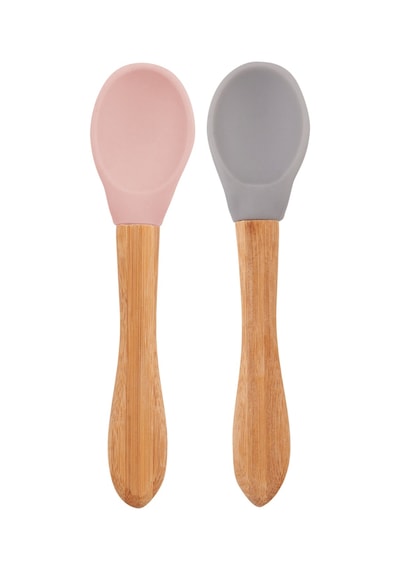 Oioi Mama Kaşığı Pinky Pink / Powder Grey Gri - Pembe