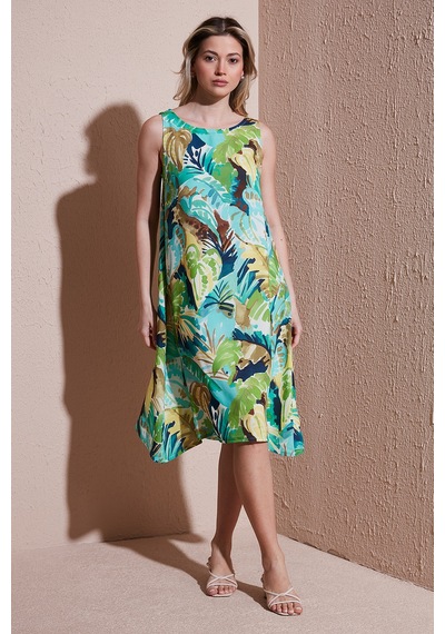 Fashion Friends Bayan Elbise 25y0630k1 Mavi Mavi
