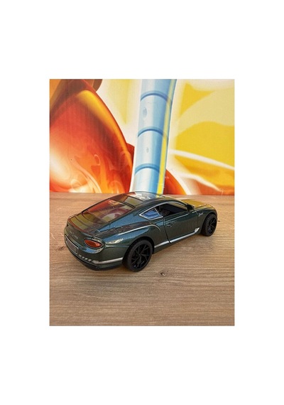 2019 Bentley Continental Gt Diecast Model Araba Sesli Işıklı Çekbırak Açılan Kapılar Bentley Model A Yeşil