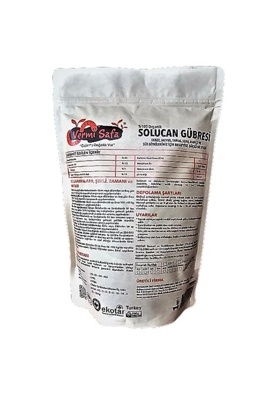 Vermisafa Organik Solucan Gübresi 1 KG Katı + 1 L Sıvı