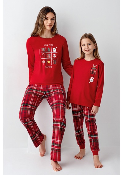 Arnetta Kız Çocuk Kırmızı Pijama Takımı Ar3512-c-v1 Kırmızı