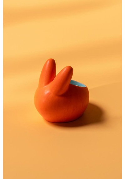 Rufus Concept Tavşan Tealight Silikon Mumluk Kalıbı Beyaz