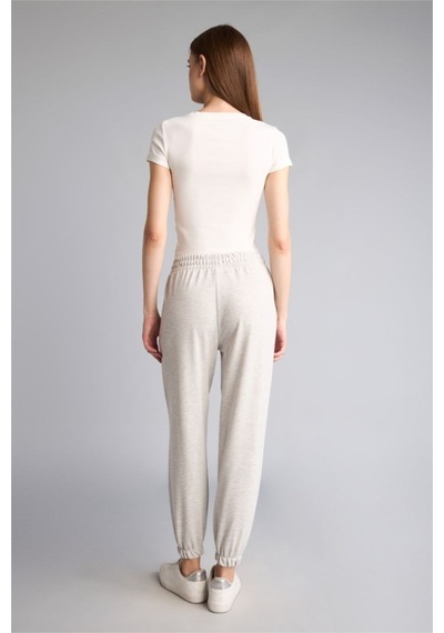 Defacto Jogger Fıt Basic Gri Melanj Eşofman Altı D4234ax26augr93 Gri-gr93