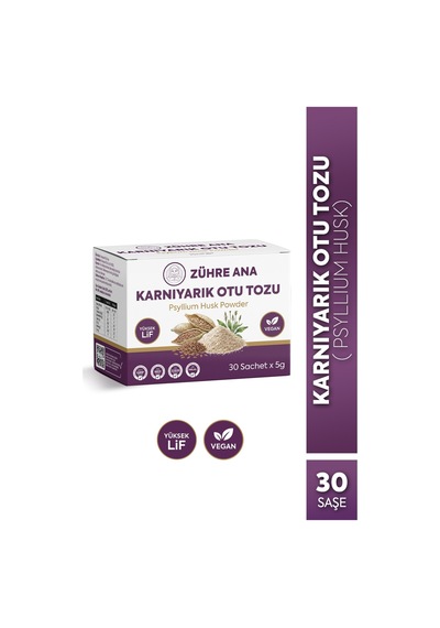 Karnıyarık Otu Psyllium Tozu 30 Saşe X 5 Gr