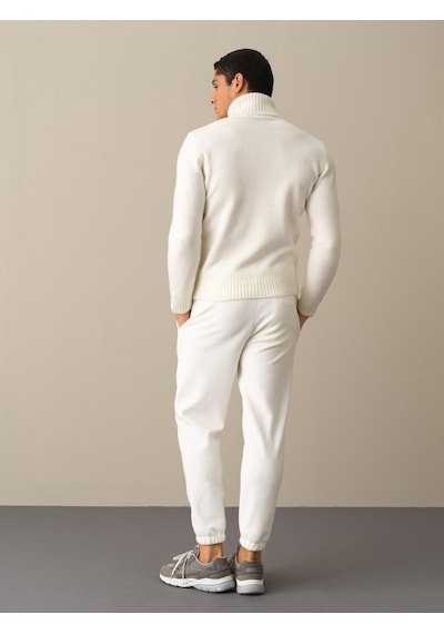Xint Ekru Regular Fit Balıkçı Yaka Kazak 801643