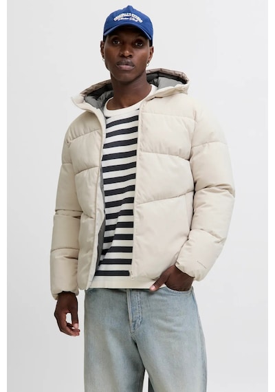 Jack & Jones Erkek Jjglobal Kapüşonlu Şişme Mont 12283517 Ekru Ekru Jack & Jones Erkek Jjglobal Kapüşonlu Şişme Mont 12283517 Ekru Ekru