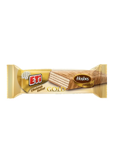 Eti Çikolatalı Gofret Gold 29 G - Çıtır Yapraklar, Altın Lezzet 2'li Ekonomik Paket - 2 Adet Tarı