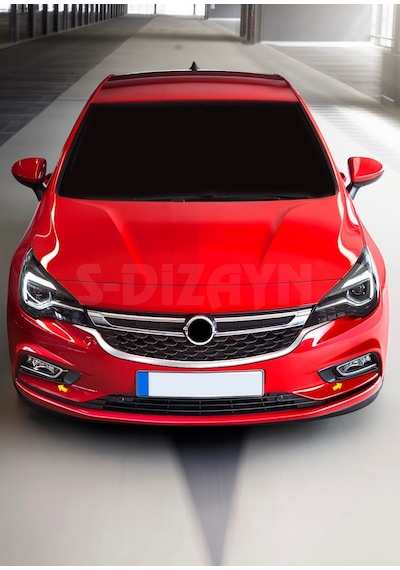 S-dizayn Opel Astra K Hb Krom Sis Farı Çerçevesi 2 Prç 2015-2022