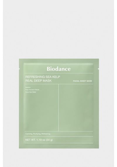 Defacto Biodance Refreshing Sea Kelp Real Deep Mask 34gr – Nemlendirici & Canlandırıcı Deniz Yosunu Maskesi F7940AXNS