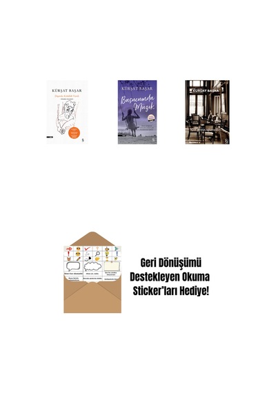 Dışarda Kötülük Vardı Ciltli + Başucumda Müzik Midi Boy + Çok Güldük, Ağlamayalım + Okuma Sticker'ları