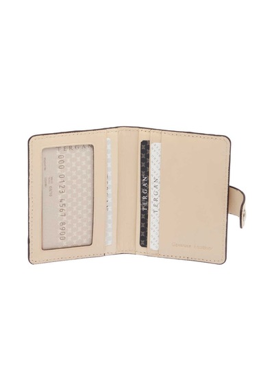 Tergan Bej Deri Unisex Kredi Kartlık - S1kk00001653-a56 Bej