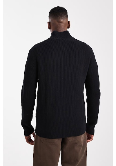 Jack & Jones Premium Regular Fit Yarım Femruarlı Dik Yaka Kazak Erkek Kazak 12301708 Siyah Jack & Jones Premium Regular Fit Yarım Femruarlı Dik Yaka Kazak Erkek Kazak 12301708 Siyah