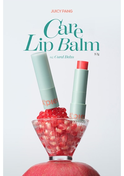 Yapışkanlık Hissi Bırakmayan Renkli Dudak Balmı A'pıeu Juicy Pang Care Lip Balm 02 Coral Balm