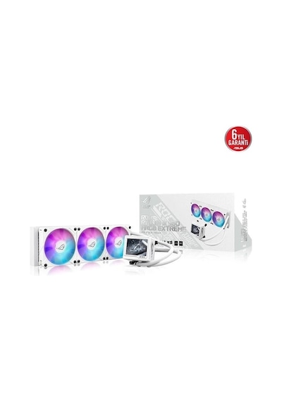 Asus 360mm Rog Ryujın Iıı 360 Argb Extreme Whıte Am5-1851p Sıvı Soğutmalı İşlemci Fanı Beyaz