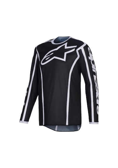 Alpinestars Fluid Apex Off-road Motosiklet Jerseyi Siyah Gri