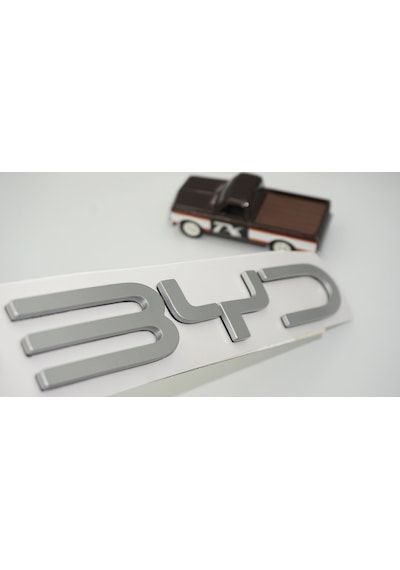 Dk Tuning Byd Ön Kaput Gri 25 Cm Bagaj Yazı Logo Arma Bagaj Arma