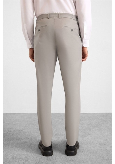Süvari Su Yeşili Slim Düz Yarım Lastikli Jogger Pantolon Spn2020500009-y01