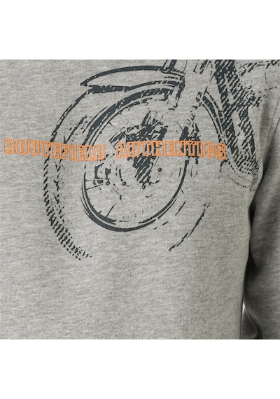 Routefield Harv Erkek Sweat-23394 Gri