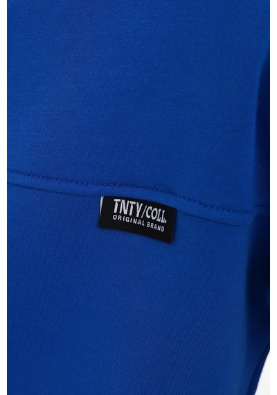 Toontoy Kids Toontoy Erkek Çocuk Relax Fit Bisiklet Yaka Düşük Omuz Baskılı Parçalı Sweatshirt - 2 İplik Saks Toontoy Kids Toontoy Erkek Çocuk Relax Fit Bisiklet Yaka Düşük Omuz Baskılı Parçalı Sweatshirt - 2 İplik Saks