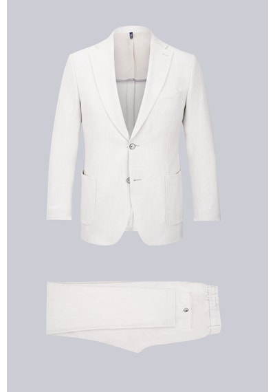 Hatemoğlu Taş Slim Fit Mono Yaka Klasik Takım Elbise