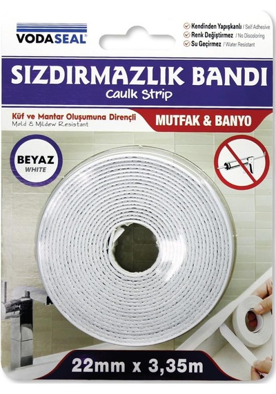 Vodaseal Su Geçirmez Sızdırmazlık Bandı Beyaz - 22 Mm X 3.35 M.