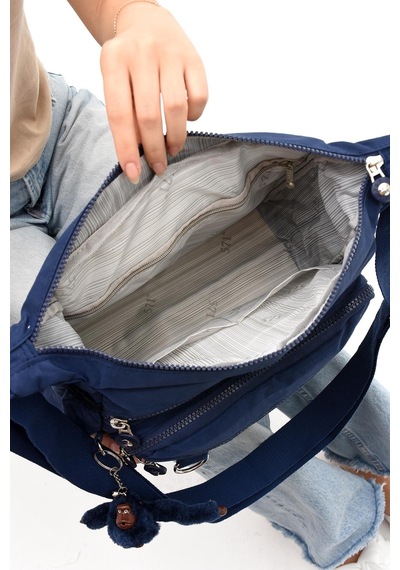 Çapraz Askılı Ultra Hafif Çok Cepli Bayan Omuz Çantası Laci Model: 571-6d - Lacivert
