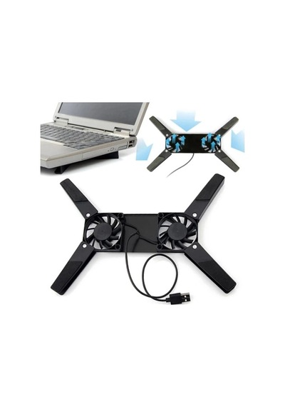 Katlanabilir Laptop Soğutucu 2 Fanlı 5468