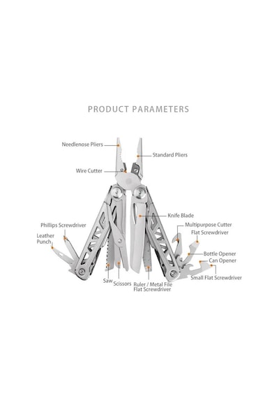 Grand Kamp Harvest Ghk6 Christmas Multi Tool Kahverengi