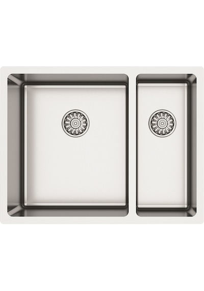 Viviano 1.5 Göz 44 x 58 CM El Yapımı Paslanmaz Çelik Eviye 4458R