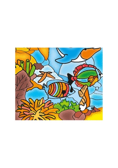 5001 Kumtoys Cam Vitray - Glass Painting / +6 Yaş Çok Renkli