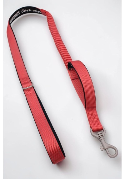 Köpek Gezdirme Tasması, Pembe, Anti Şok Esnek Bölümlü, Reflektörlü, 120-150 Cm, Orta Ve Büyük Irka Uygun Çok Renkli