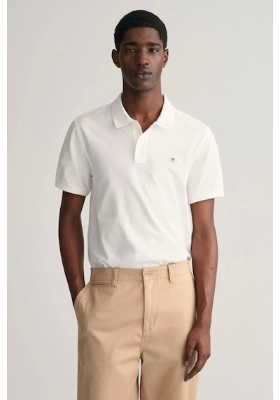 Gant Erkek Beyaz Regular Fit Logolu Polo Xxl Beyaz