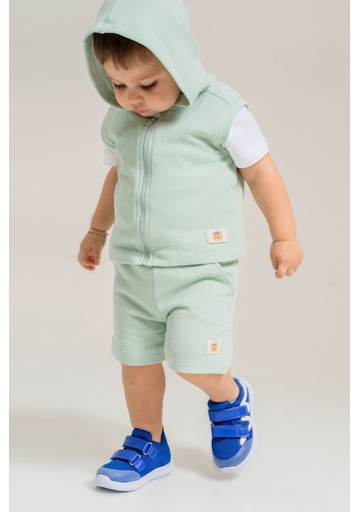 Mnpc Unisex Çocuk Saks Mavi Günlük İlk Adım Spor Ayakkabı Saks
