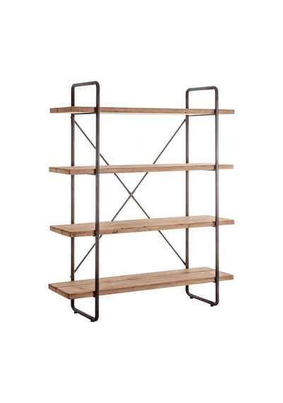 Kitaplık Modeli 4 Raflı Modern Tasarım Kitaplık