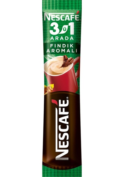 Nescafe 3ü1 Arada Fındık Aromalı Kahve 17 Gr X 40 Adet Çözünebilir
