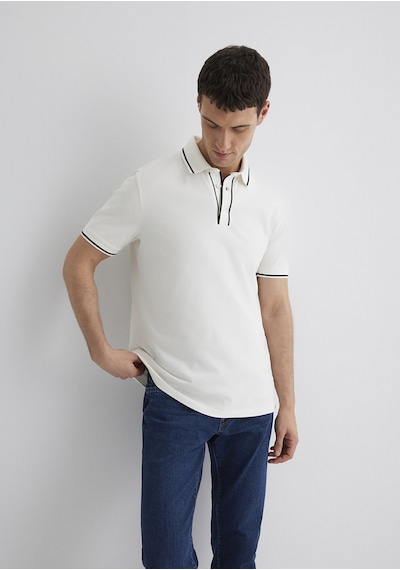 Mavi Regular Beyaz Erkek Polo Yaka T-shirt M0612648-70057 Beyaz