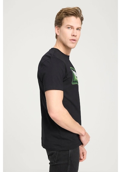 Wrangler Bisiklet Yaka T-Shirt Siyah Erkek Kısa Kol T-Shirt 000000000101982793 Siyah