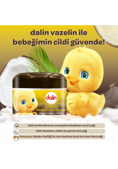 Dalin Vazelin 100ml Hindistan Cevizi Yağlı