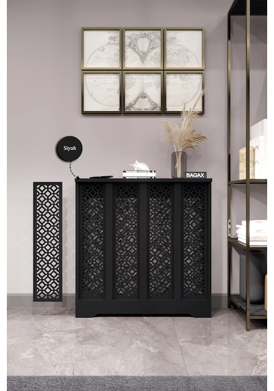 Dekoratif Petek Dolabı Kalorifer Peteği Kapatma Ünitesi Modern Tasarım İç Ölçü 76 Cm Dış Ölçü 80 Cm Petek 76 Siyah D4 Dekoratif Petek Dolabı Kalorifer Peteği Kapatma Ünitesi Modern Tasarım İç Ölçü 76 Cm Dış Ölçü 80 Cm Petek 76 Siyah D4