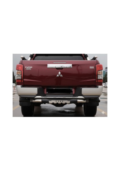 2007-2022 Mitsubishi L200 Arka Tampon Koruma Demiri Krom