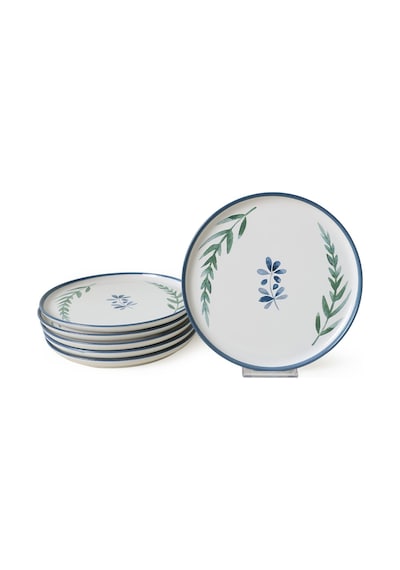 Keramika Daphne Nordic Pasta Tabağı 22 Cm 6 Adet 22923 Çok Renkli