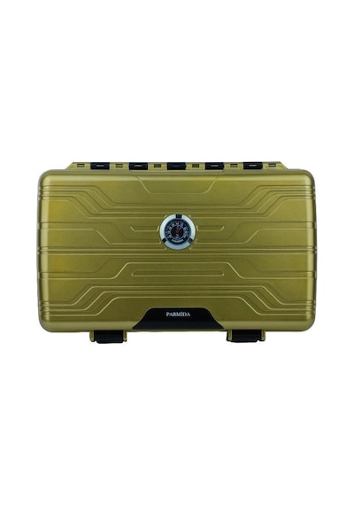 Seyahat Tipi Gold-siyah Humidor Puro Kutusu - Tr2214