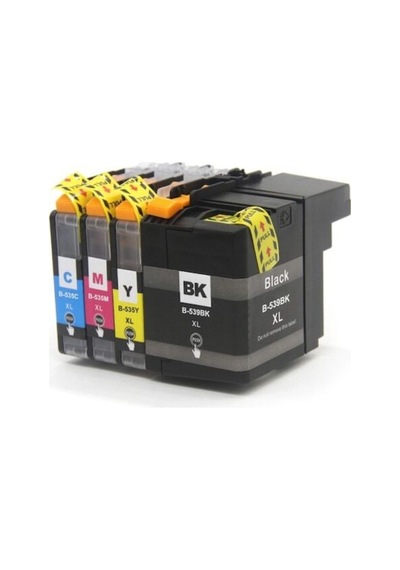 Brother Lc535xl/539xl 4 Renk Uyumlu Kartuş Seti