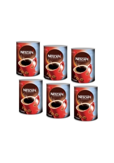 Nescafe Classic Hazır Kahve Teneke 6 x 1 KG