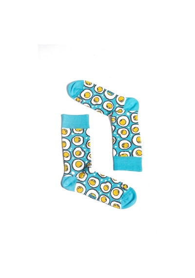Ozzy Socks Yumurta Desenli Çorap (407226881) Çok Renkli