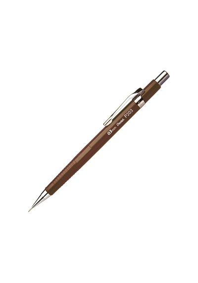 Teknik Çizim Ve Yazı İçin Mekanik Kurşun Kalem, 0.3 Mm, Kahverengi, Orijinal Kutusunda Çok Renkli