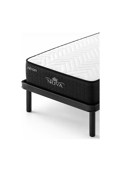 Niron Nova Simple Karyola Ve Yatak Seti 90x200 Cm Paket Yaylı Yatak Ve Metal Karyola Takımı Niron Nova Simple Karyola Ve Yatak Seti 90x200 Cm Paket Yaylı Yatak Ve Metal Karyola Takımı